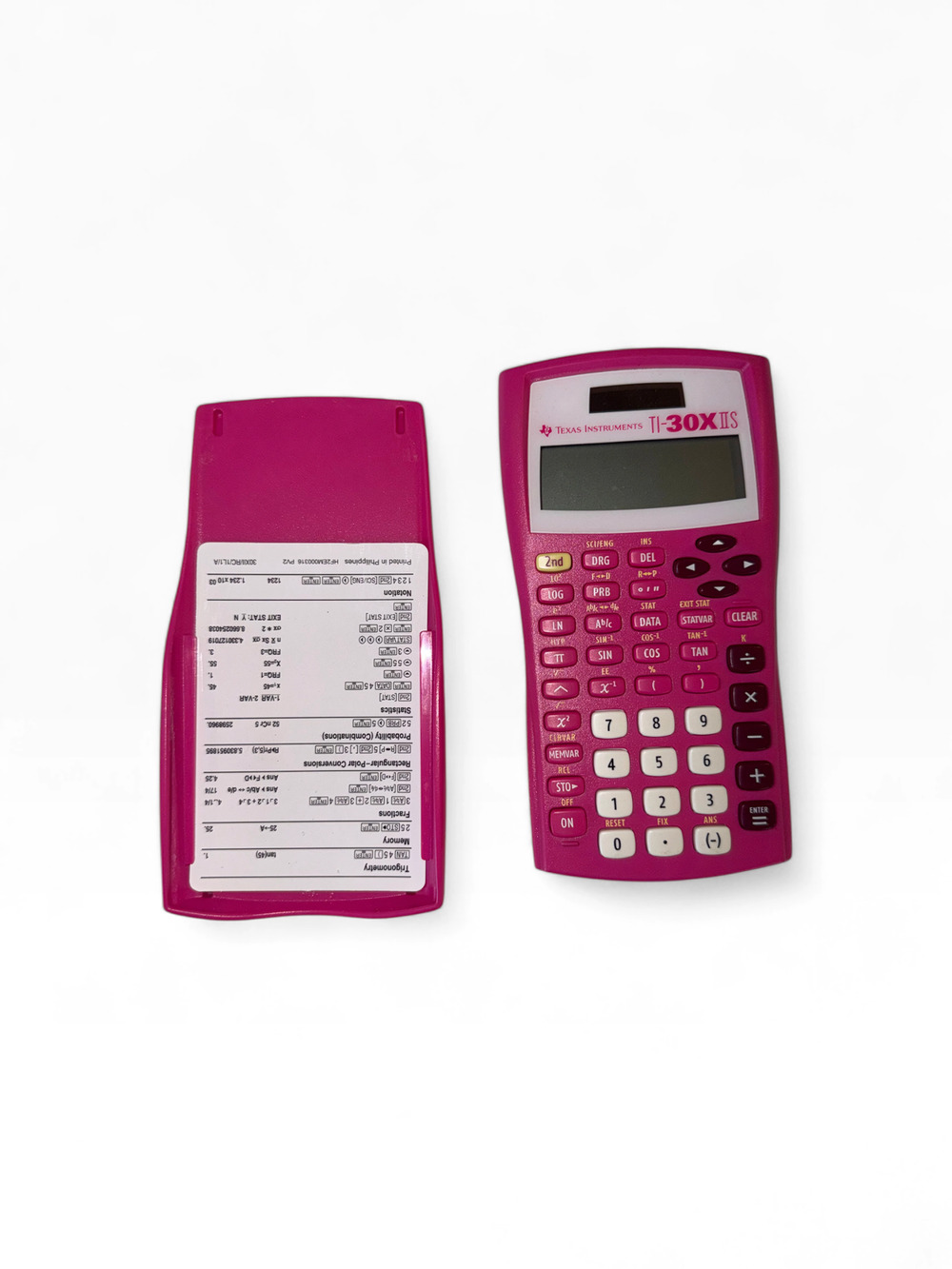 Texas Instruments Scientific Calculator Pink TI-30XII-S | Pre-Owned Good